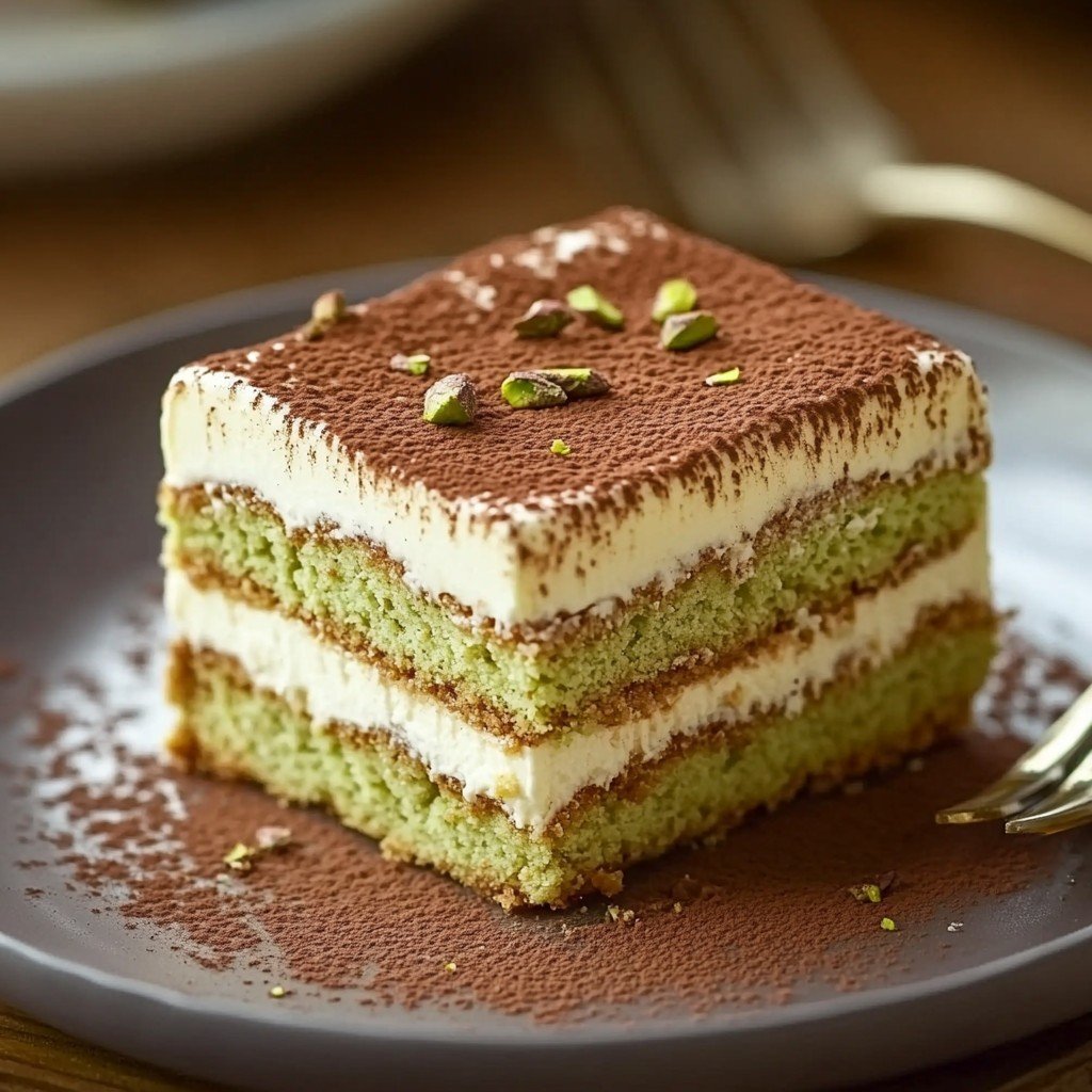 Pistachio Tiramisu Easy Deserts
