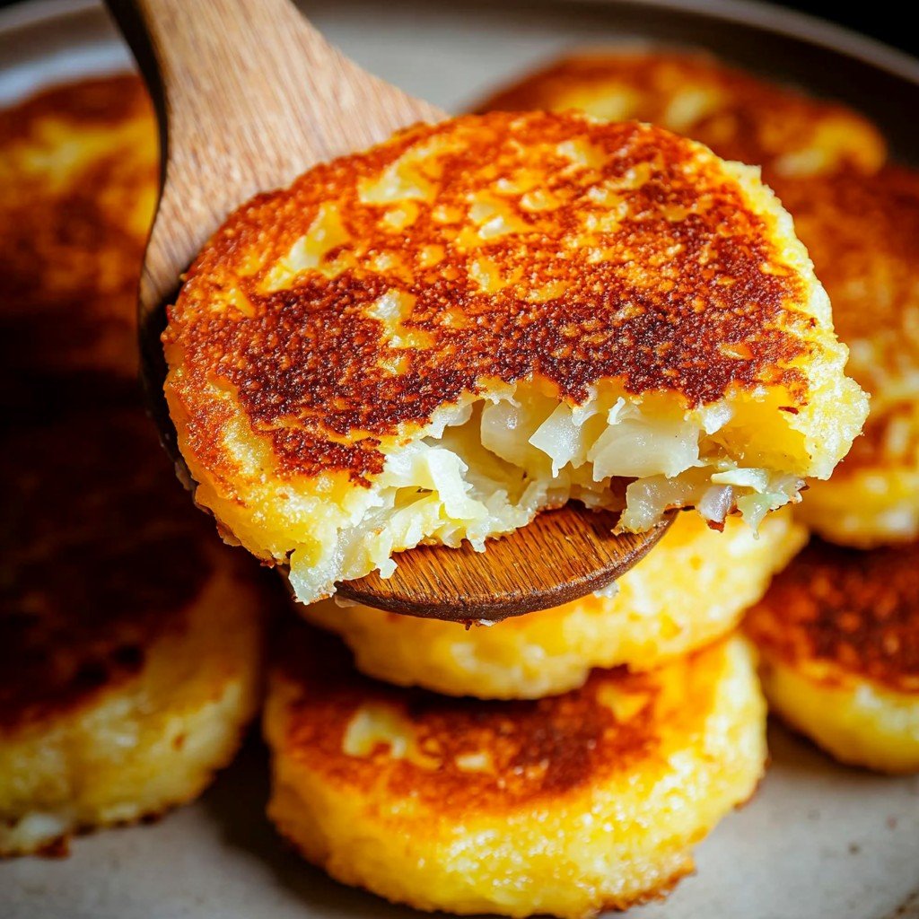 Potato Cakes Cabbage Filling Picnic Side Dishes