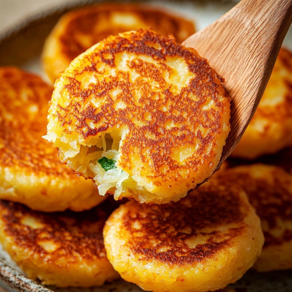 Potato Cakes Cabbage Filling Picnic Side Dishes