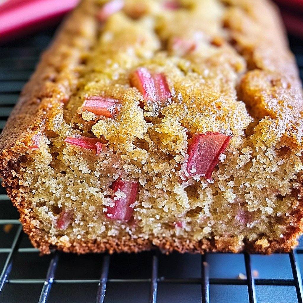 Rhubarb Bread Spring Baking Recipes