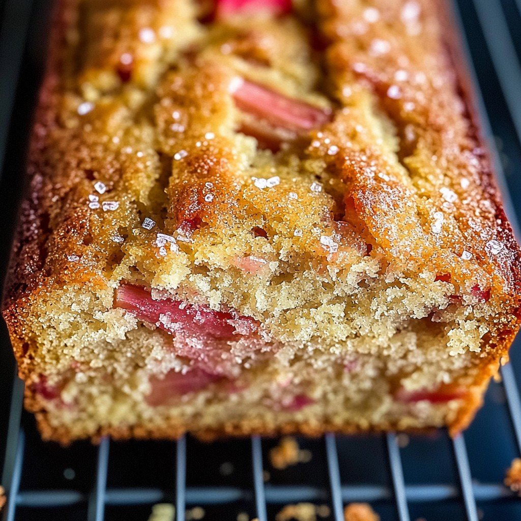Rhubarb Bread Spring Baking Recipes