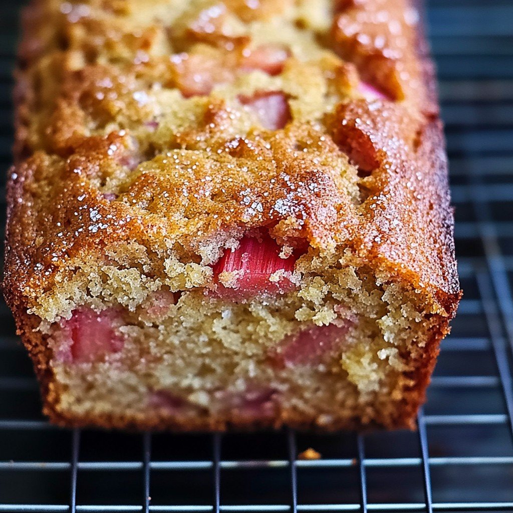 Rhubarb Bread Spring Baking Recipes