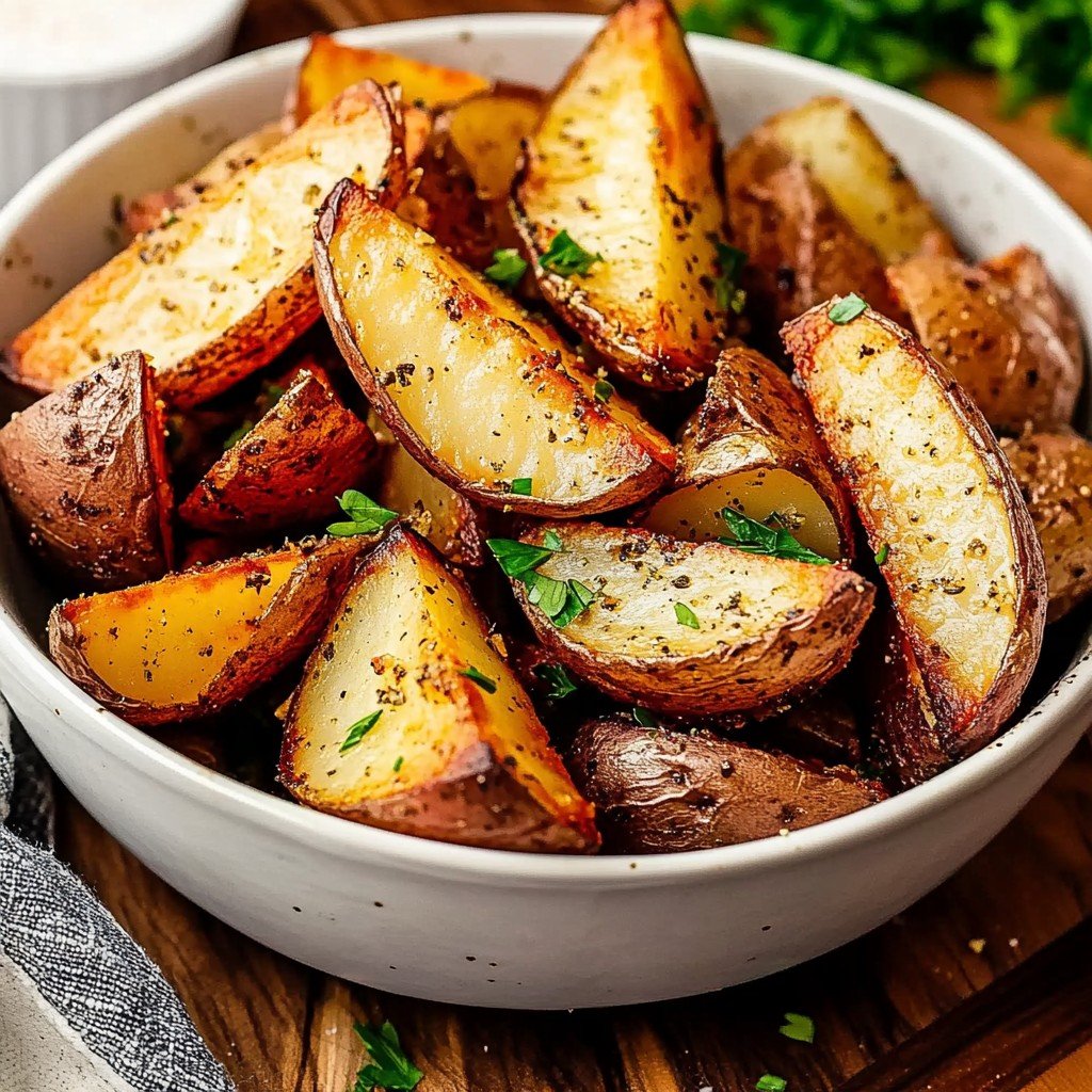 Roasted Potato Wedges Easy