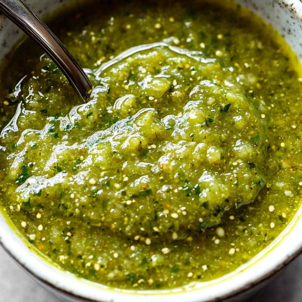 Salsa Verde Fresh Spring Recipes