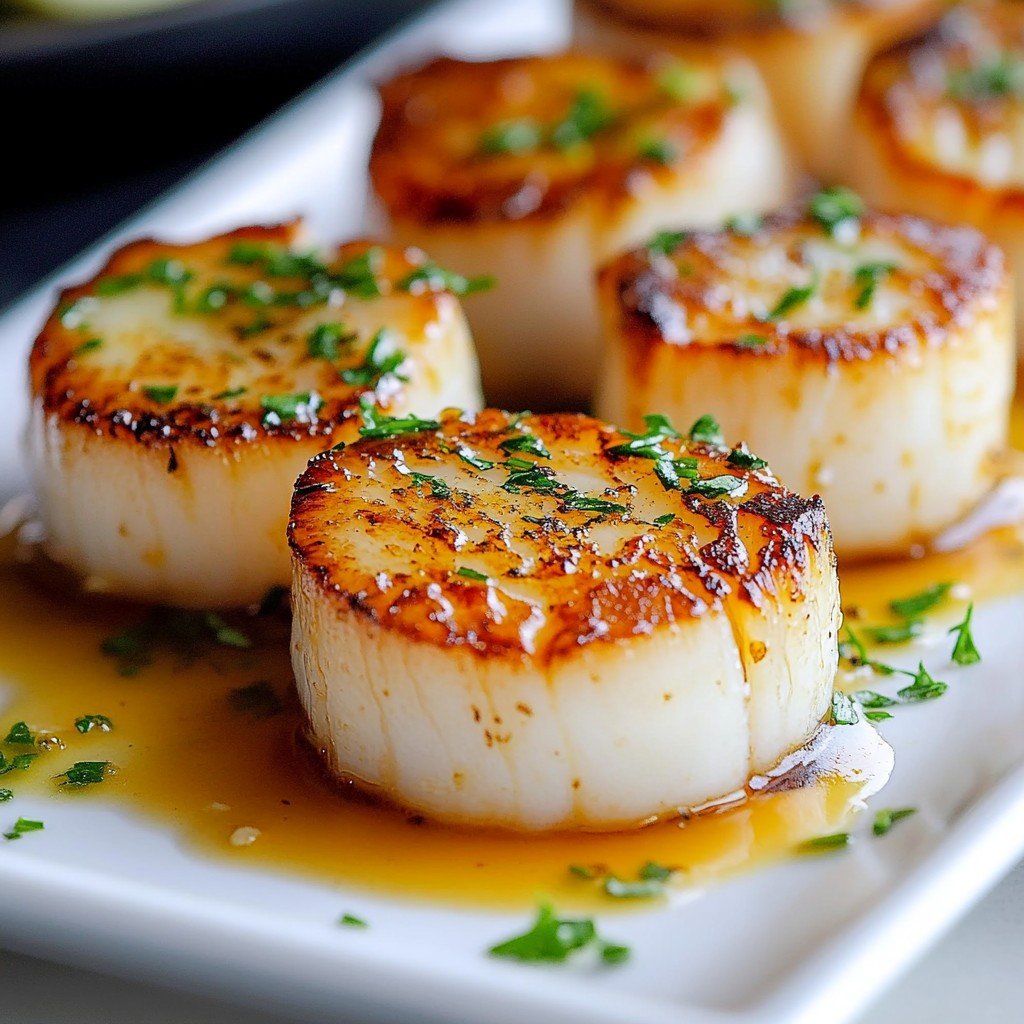 Seared Scallops Muckbang Style