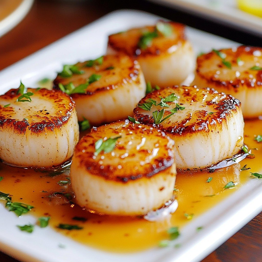 Seared Scallops Muckbang Style