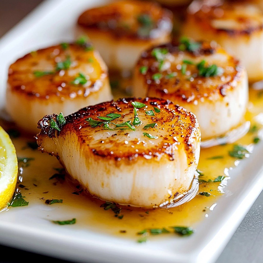 Seared Scallops Muckbang Style