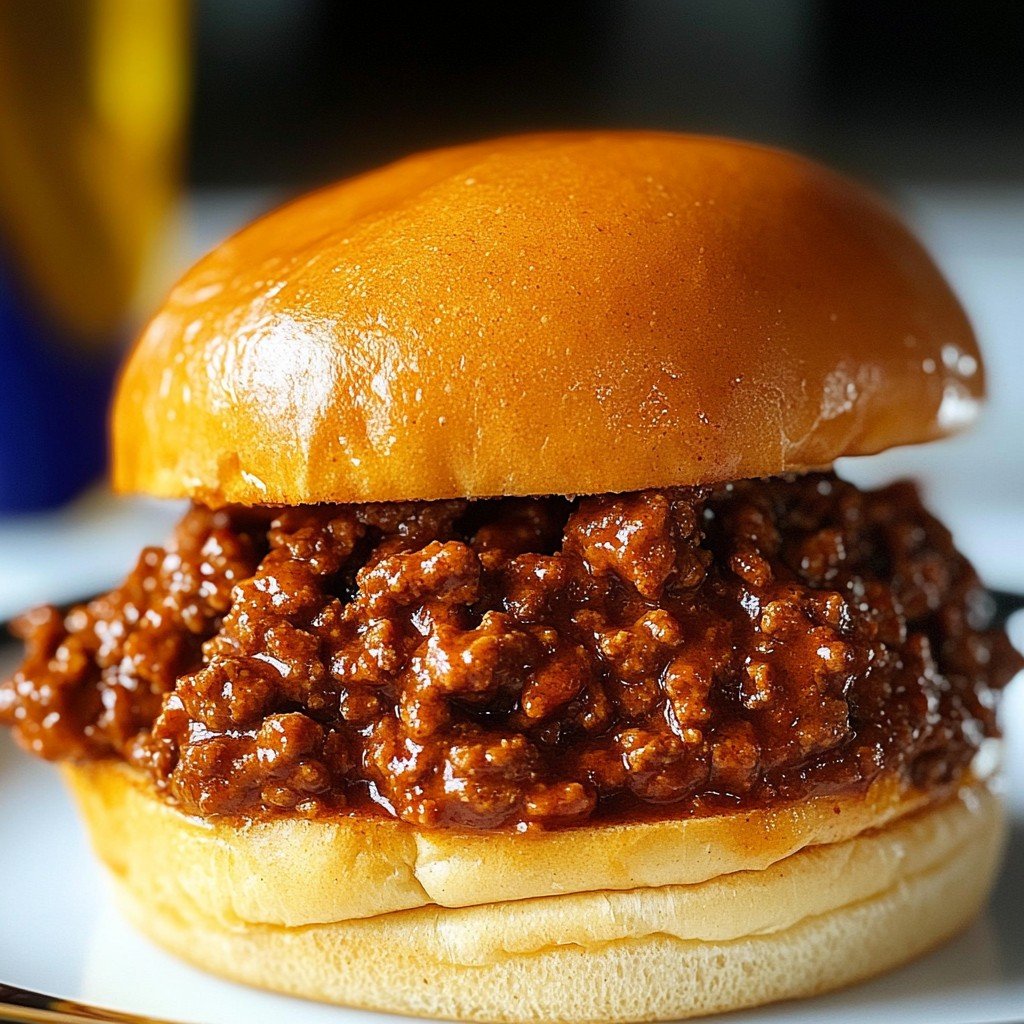 Sloppy Joes Easy Spring Dinner Ideas