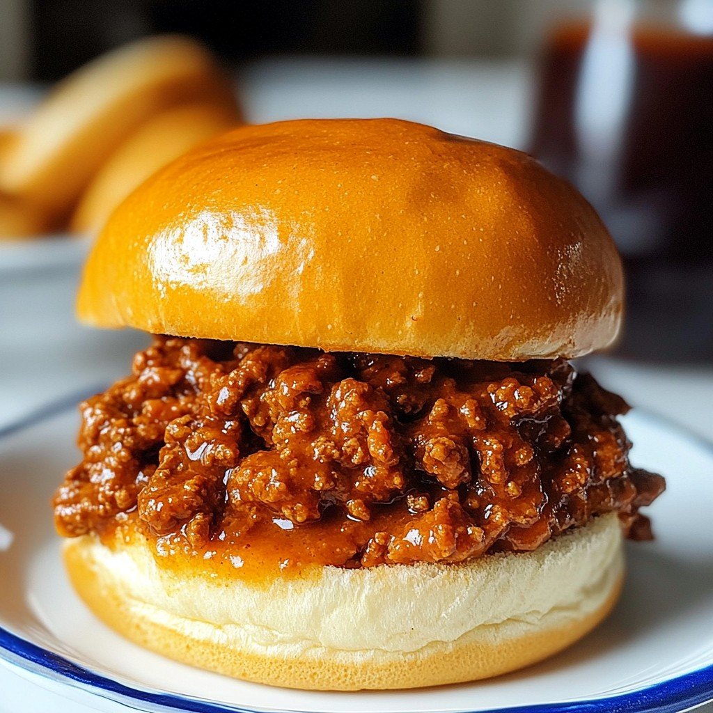 Sloppy Joes Easy Spring Dinner Ideas