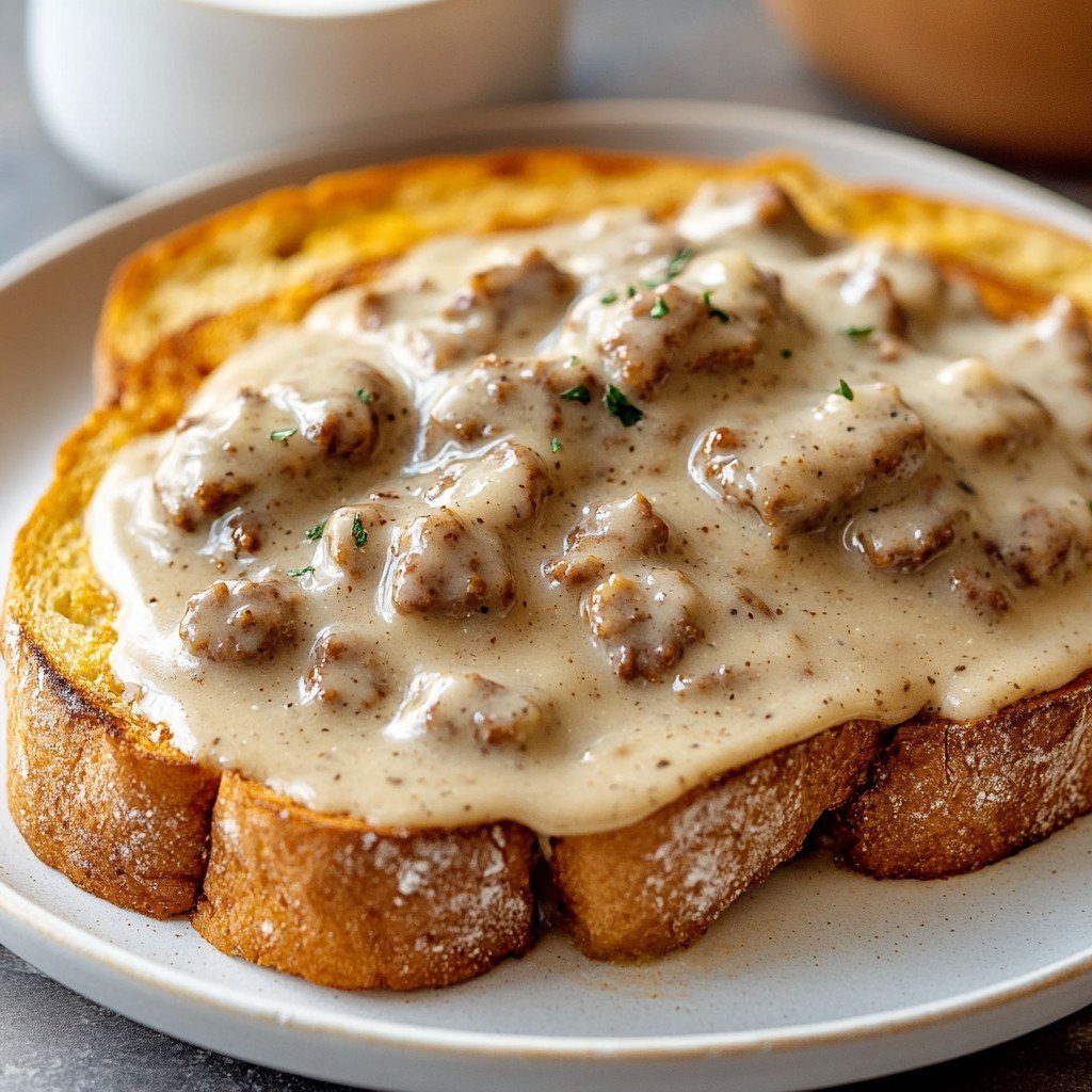 Slow Cooker Hamburger Gravy Comfort Dinner