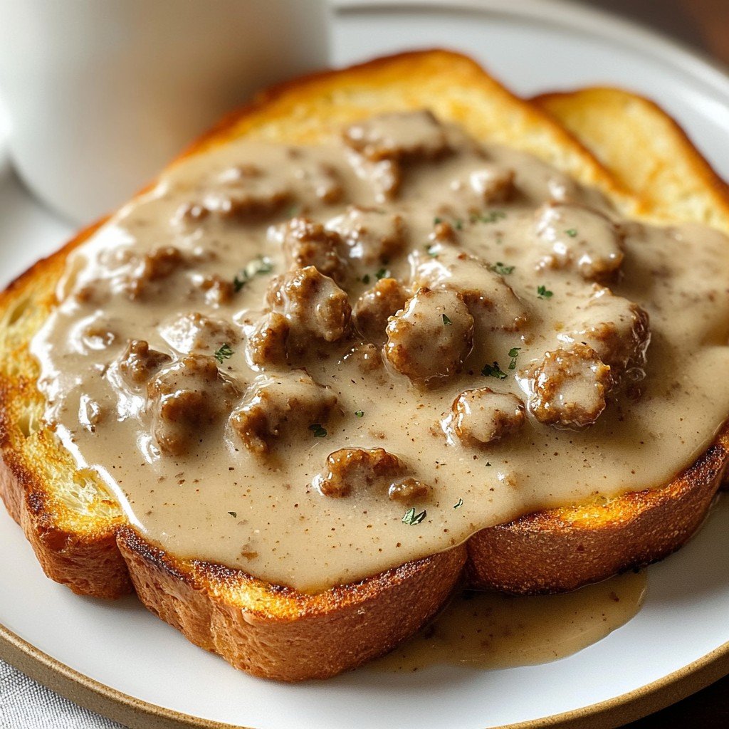 Slow Cooker Hamburger Gravy Comfort Dinner