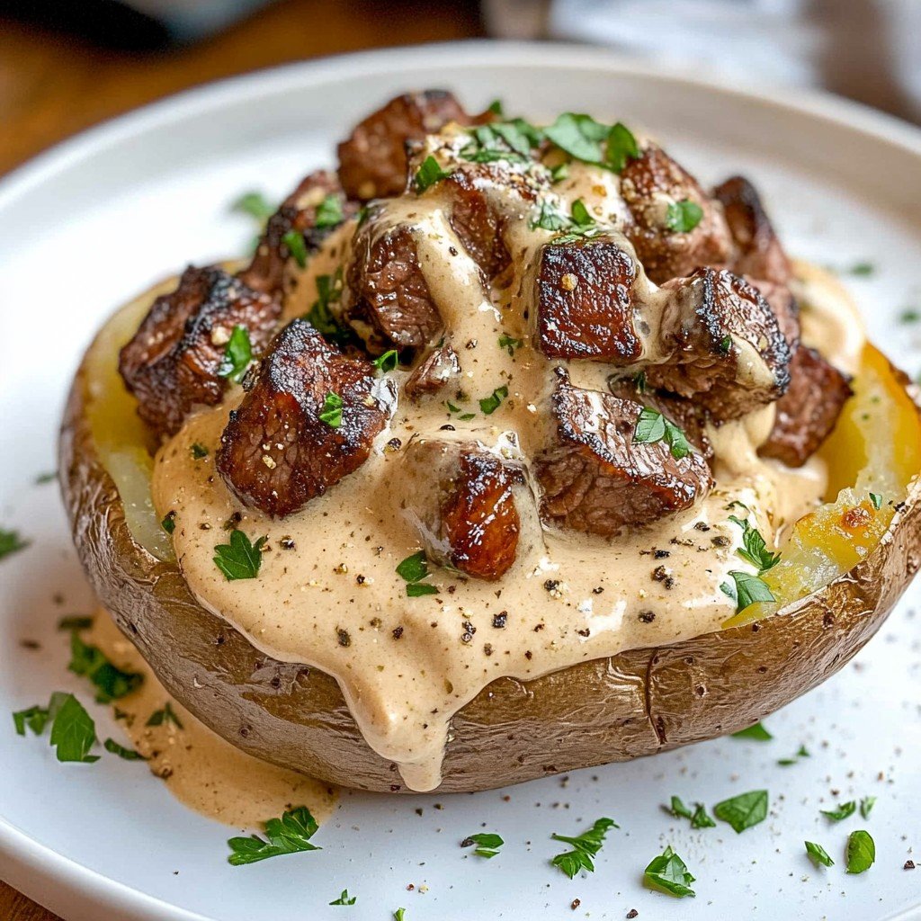 Steak Loaded Potato Bowl