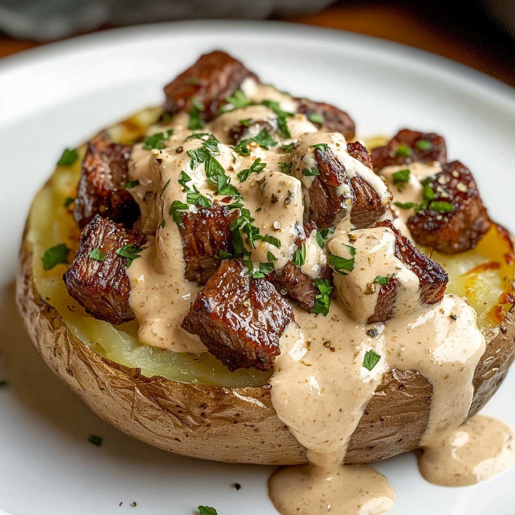 Steak Loaded Potato Bowl