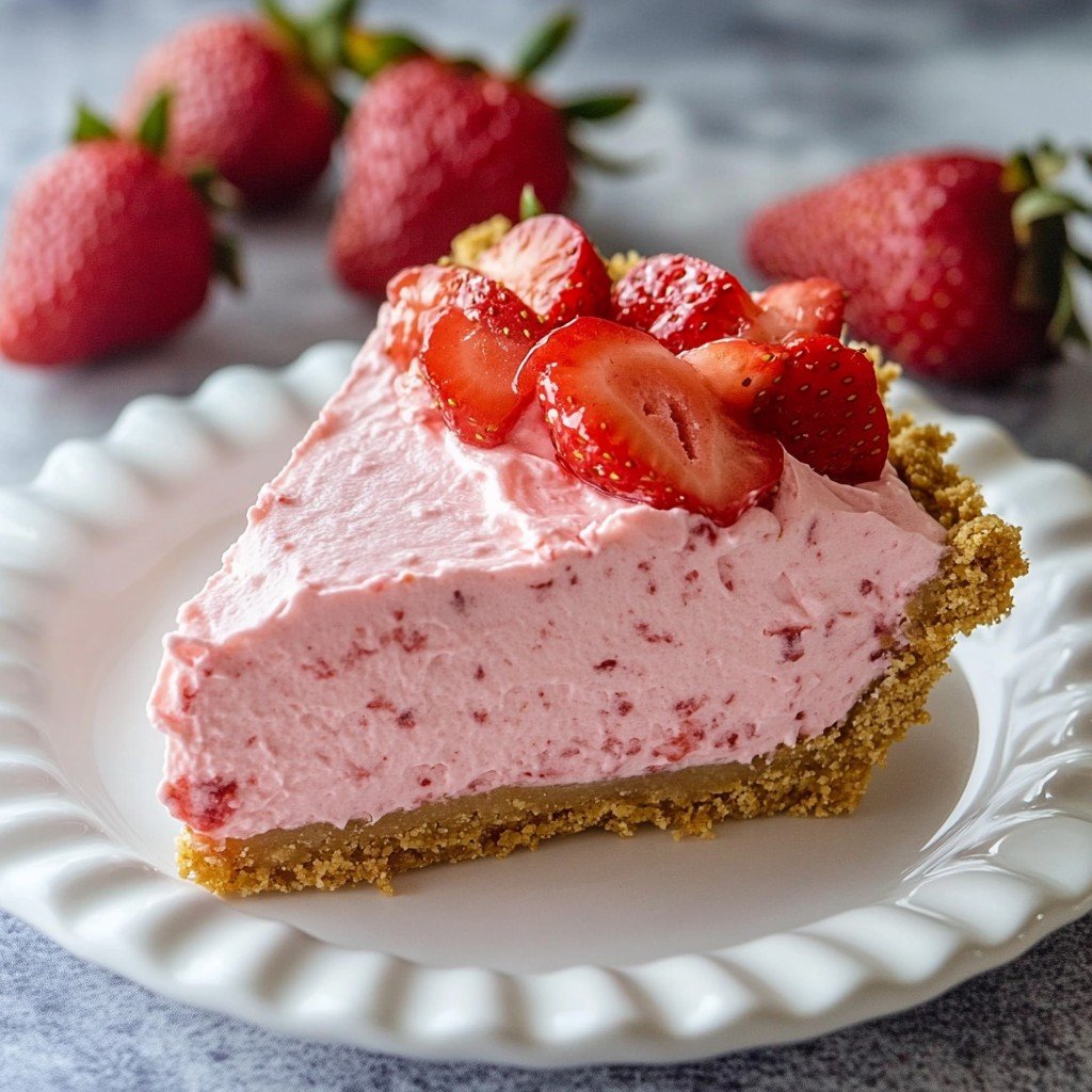 Strawberry Shortcake Freezer Pie Spring Baking