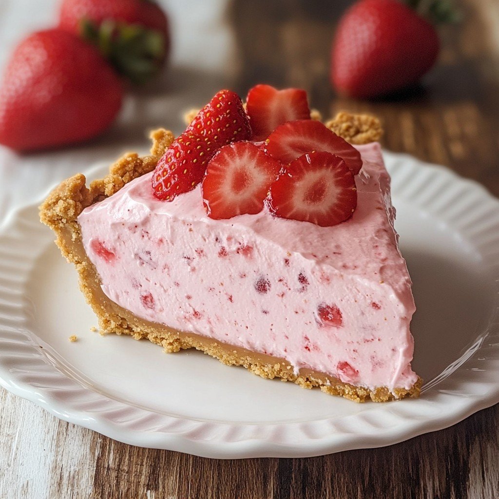 Strawberry Shortcake Freezer Pie Spring Baking