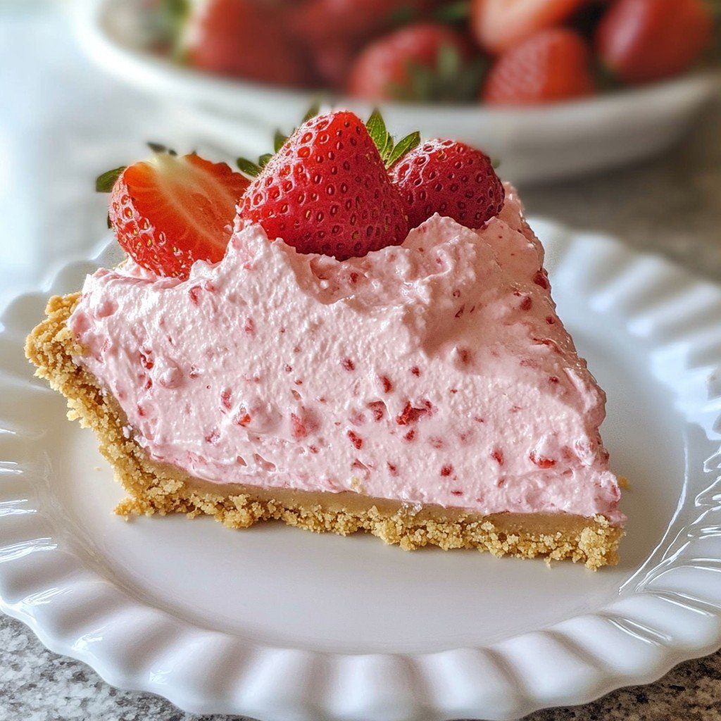 Strawberry Shortcake Freezer Pie Spring Baking