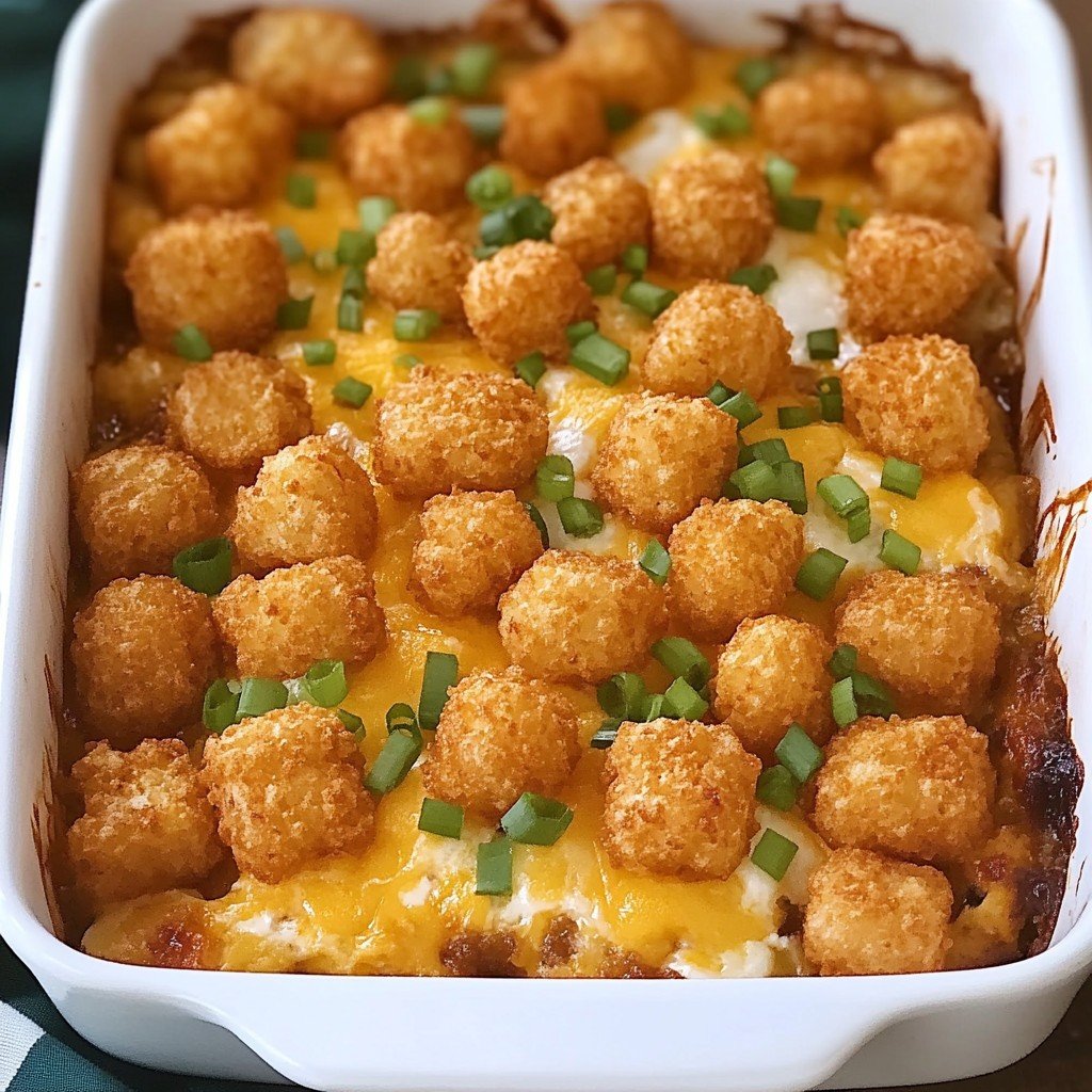Tater Tot Breakfast Casserole Easy Morning