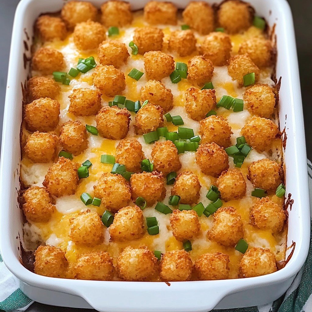 Tater Tot Breakfast Casserole Easy Morning