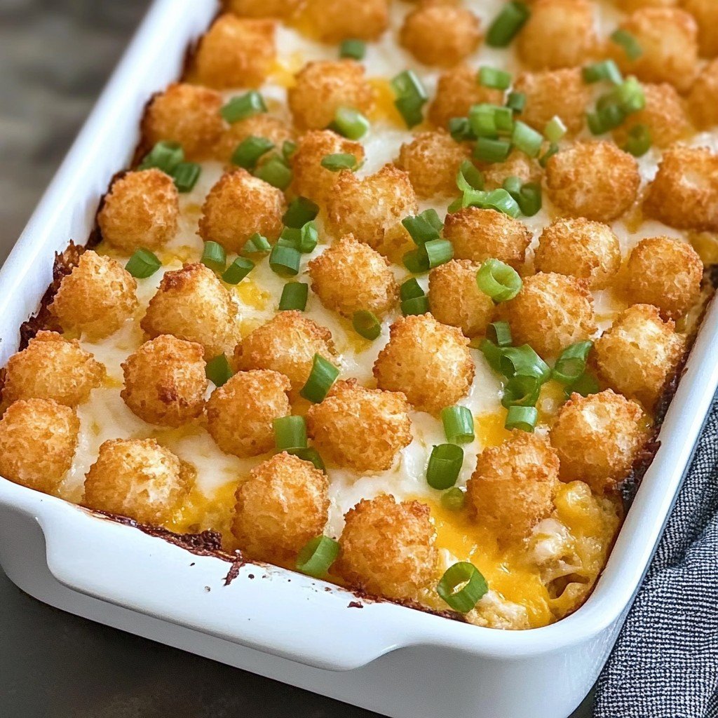 Tater Tot Breakfast Casserole Easy Morning