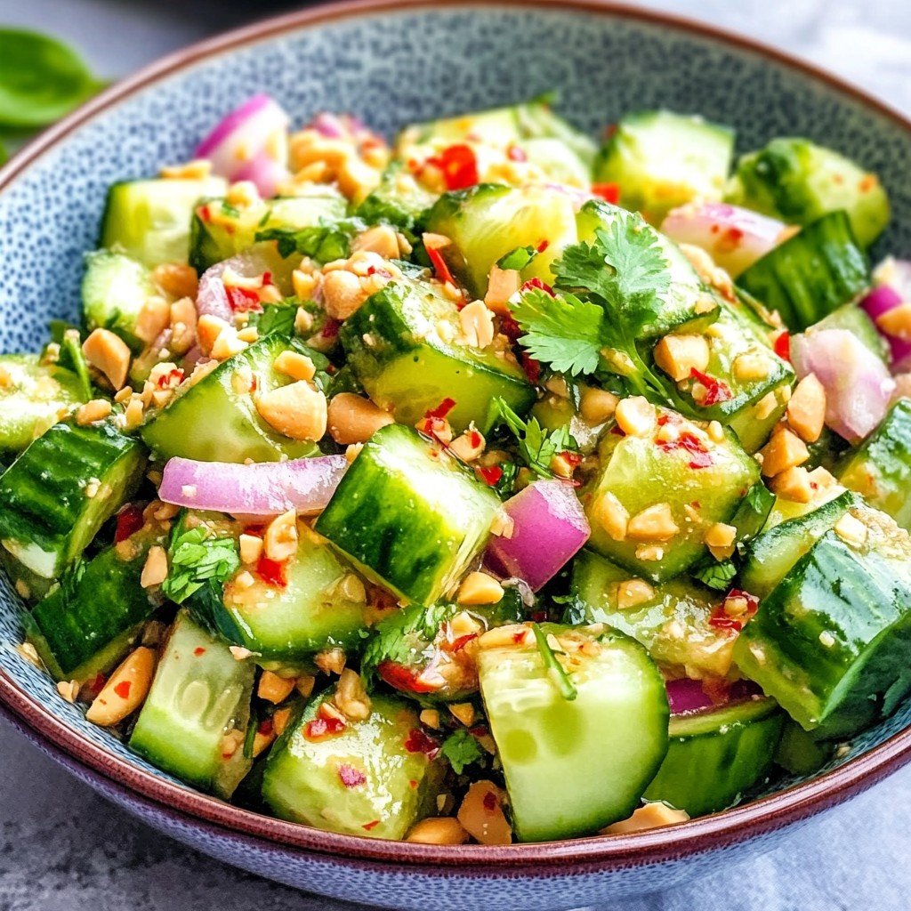 Thai Cucumber Salad Fresh Spring Recipes