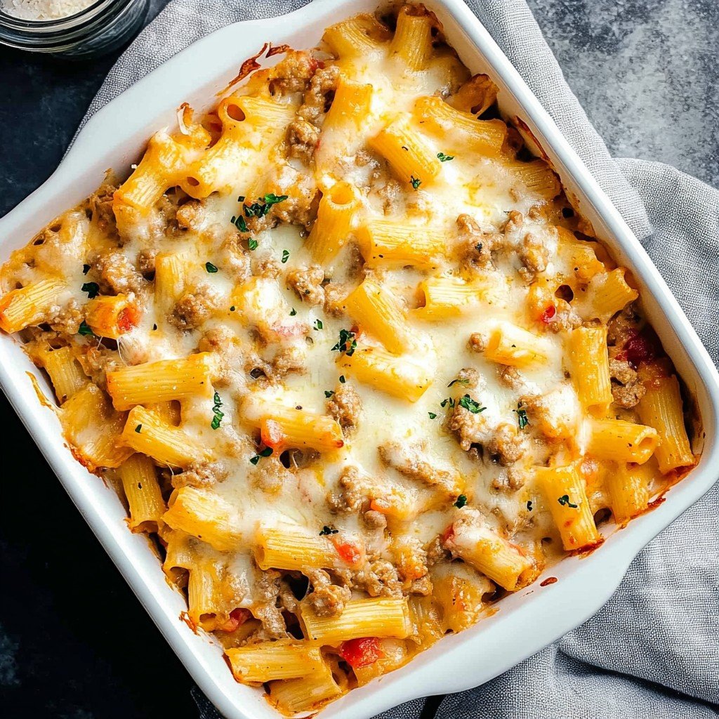Turkey Pasta Bake Easy