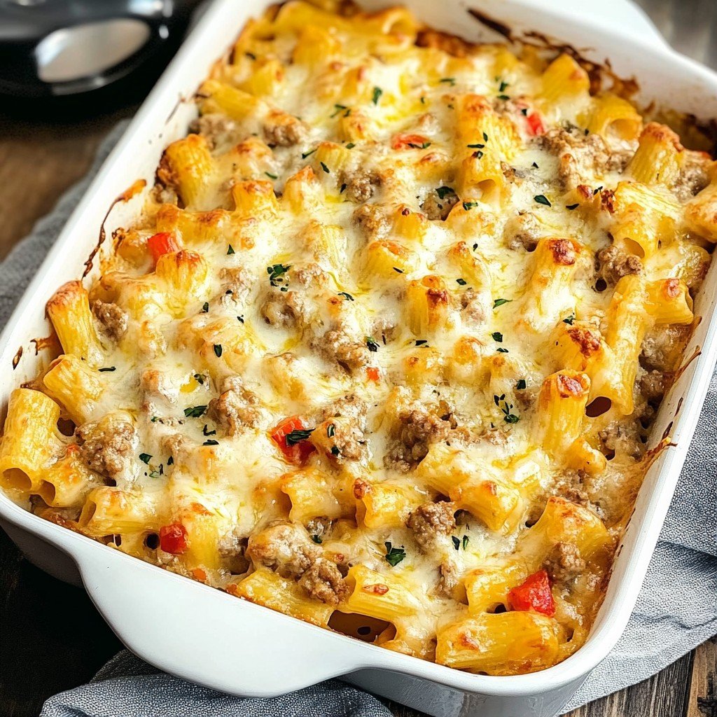 Turkey Pasta Bake Easy