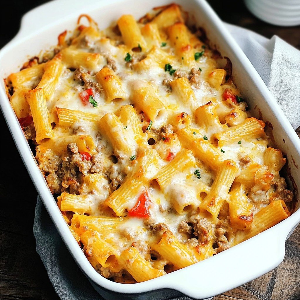 Turkey Pasta Bake Easy