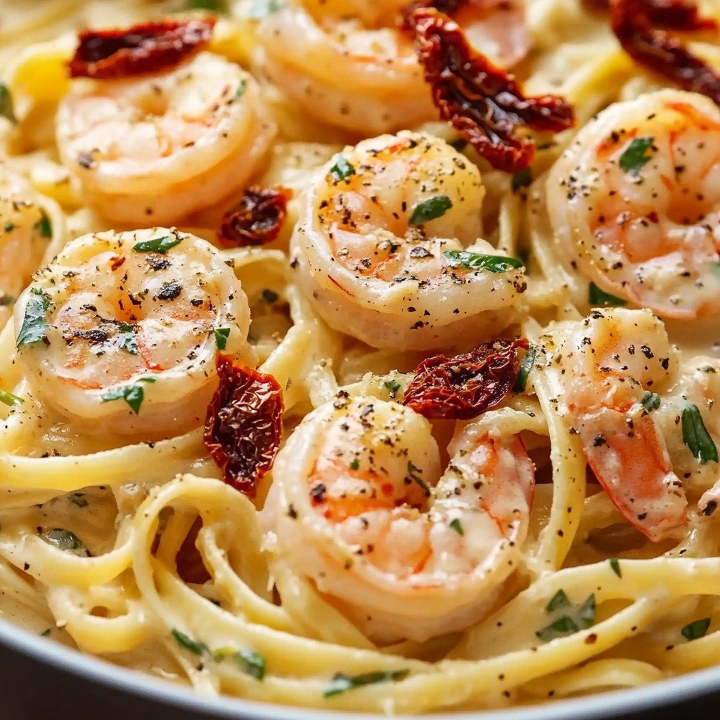 Tuscan Shrimp Pasta 30Min