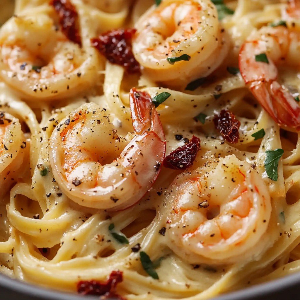 Tuscan Shrimp Pasta 30Min