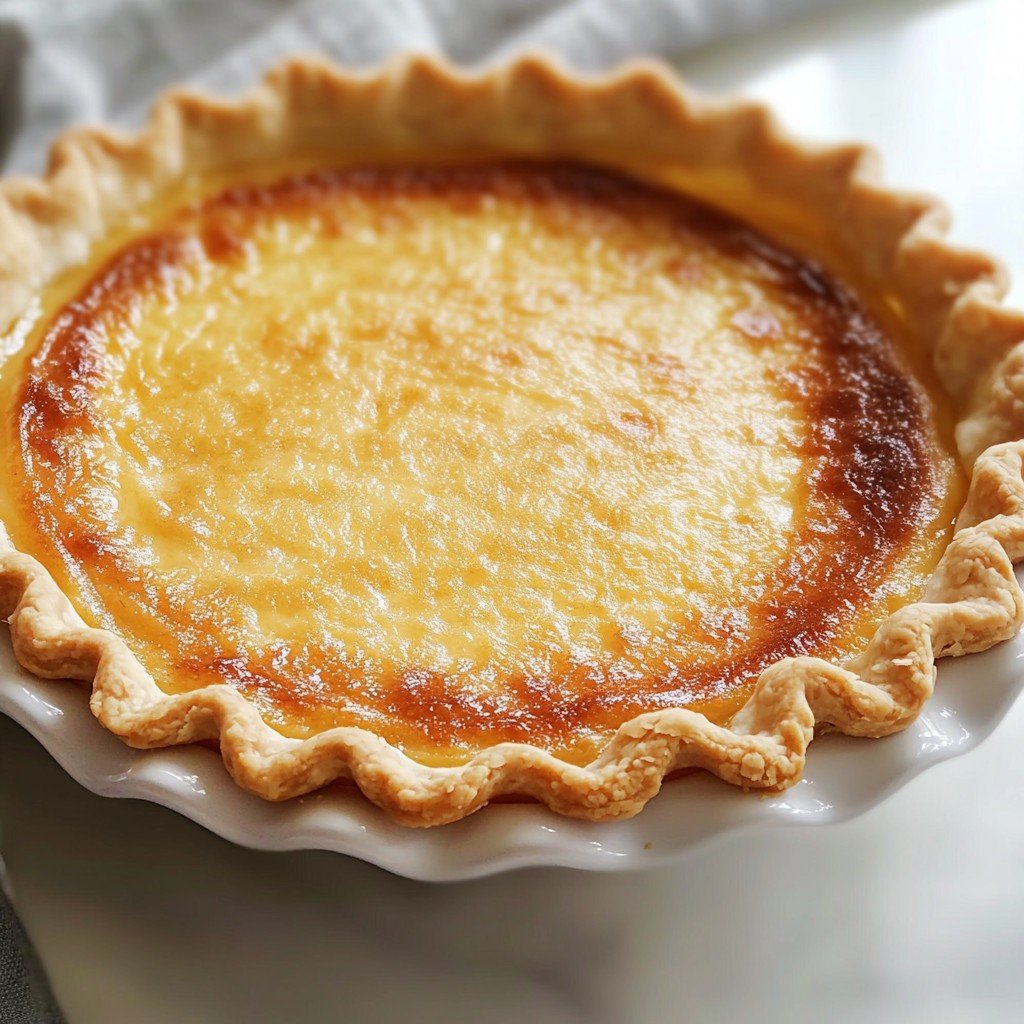 Water Pie Vintage Dessert Recipe