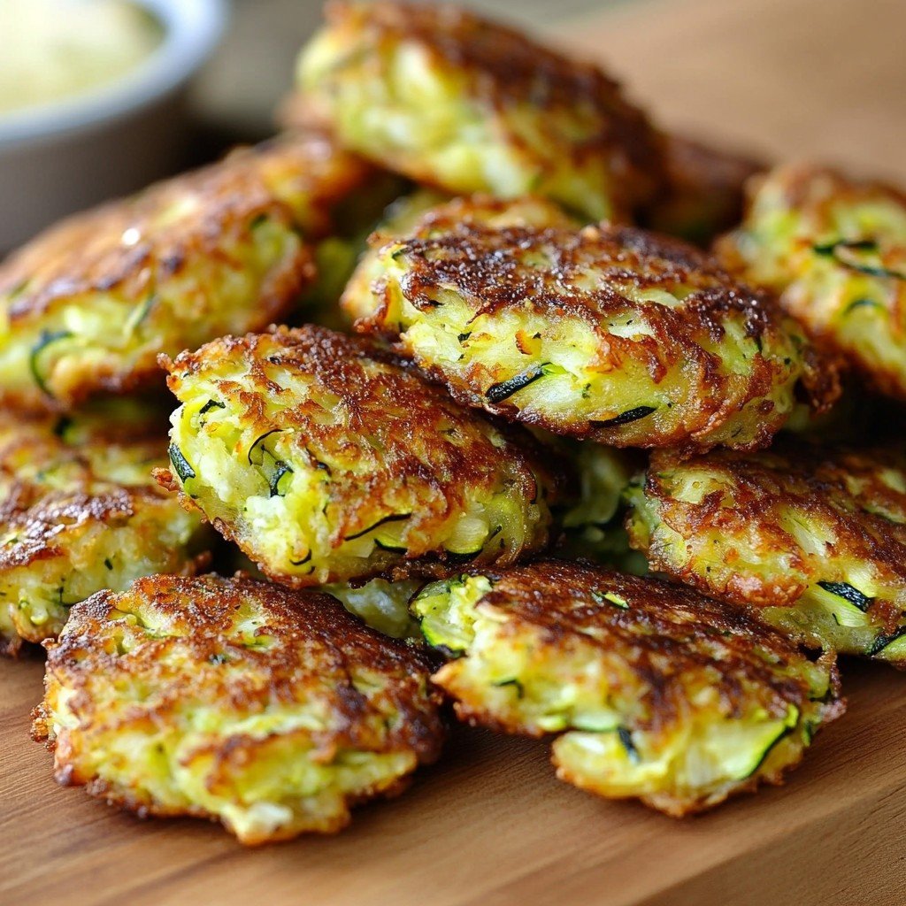 Zucchini Garlic Bites Easy Snack