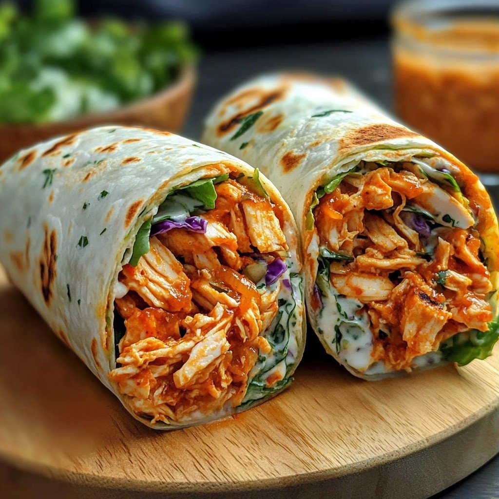 Buffalo Chicken Wraps Beach Snacks Ideas
