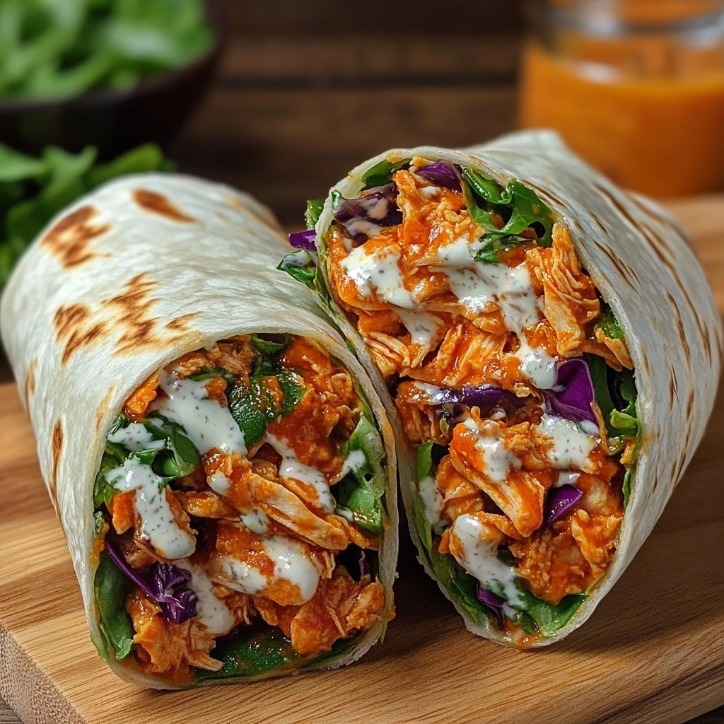 Buffalo Chicken Wraps Beach Snacks Ideas