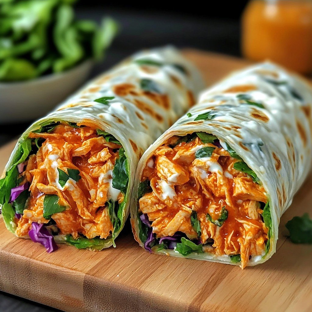 Buffalo Chicken Wraps Beach Snacks Ideas
