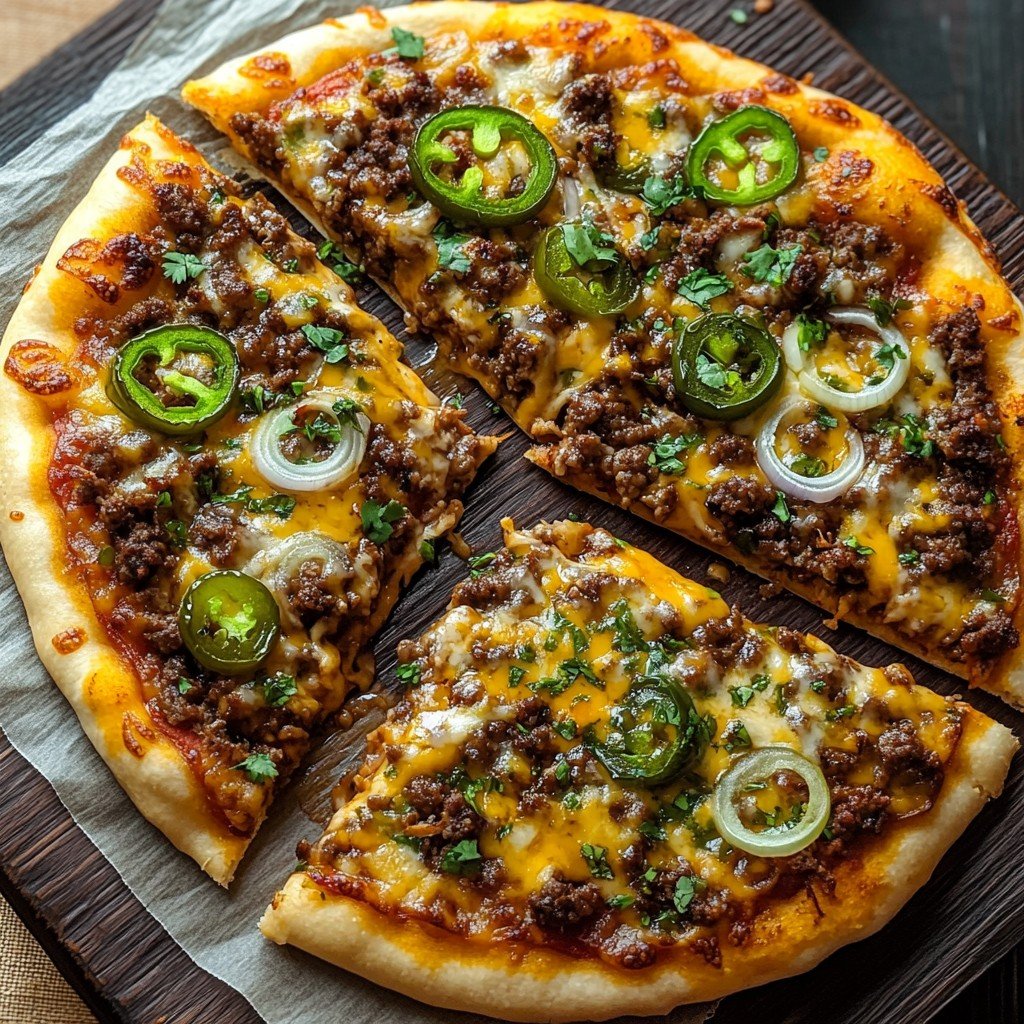 Cheeseburger Pizza Cookout Side Dish