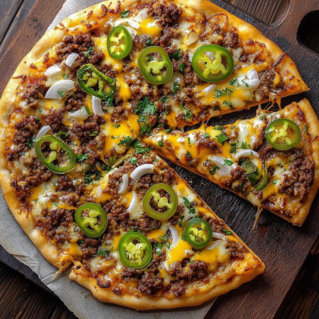 Cheeseburger Pizza Cookout Side Dish