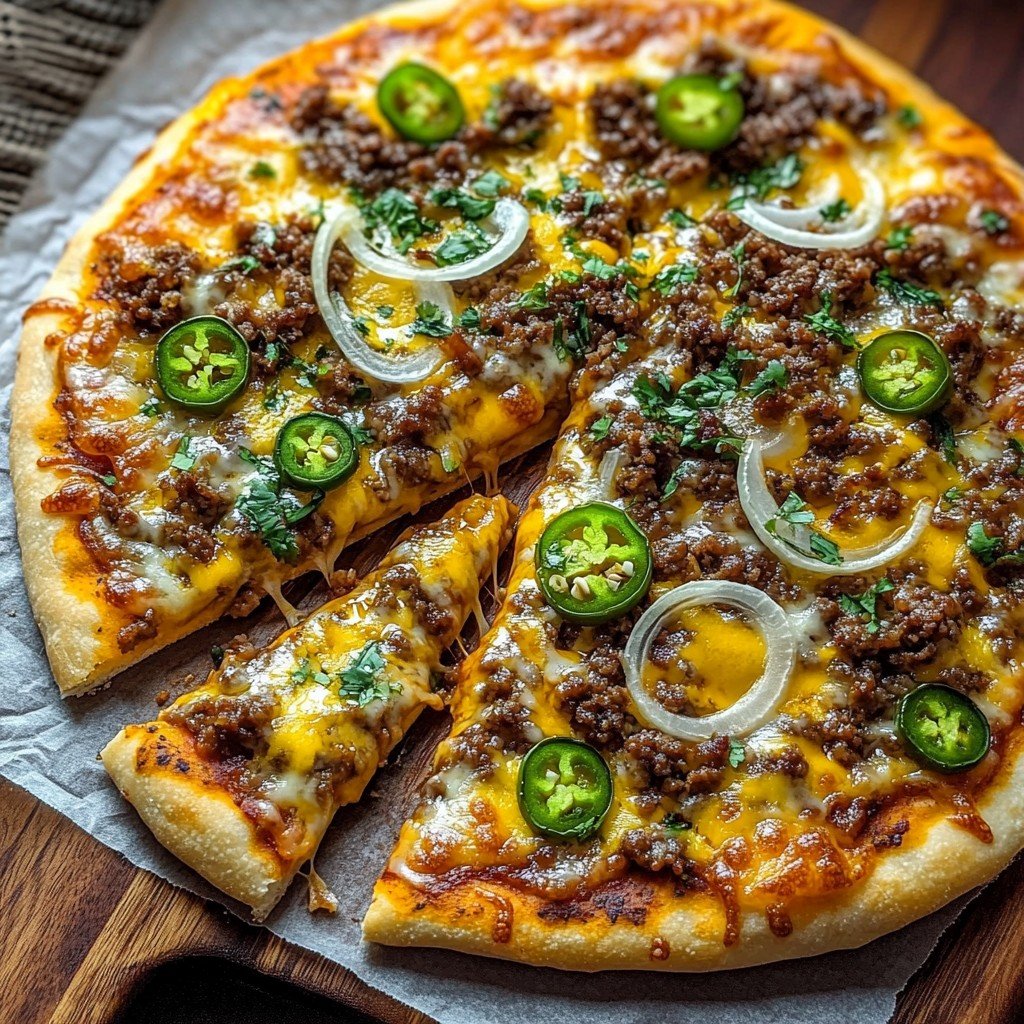 Cheeseburger Pizza Cookout Side Dish