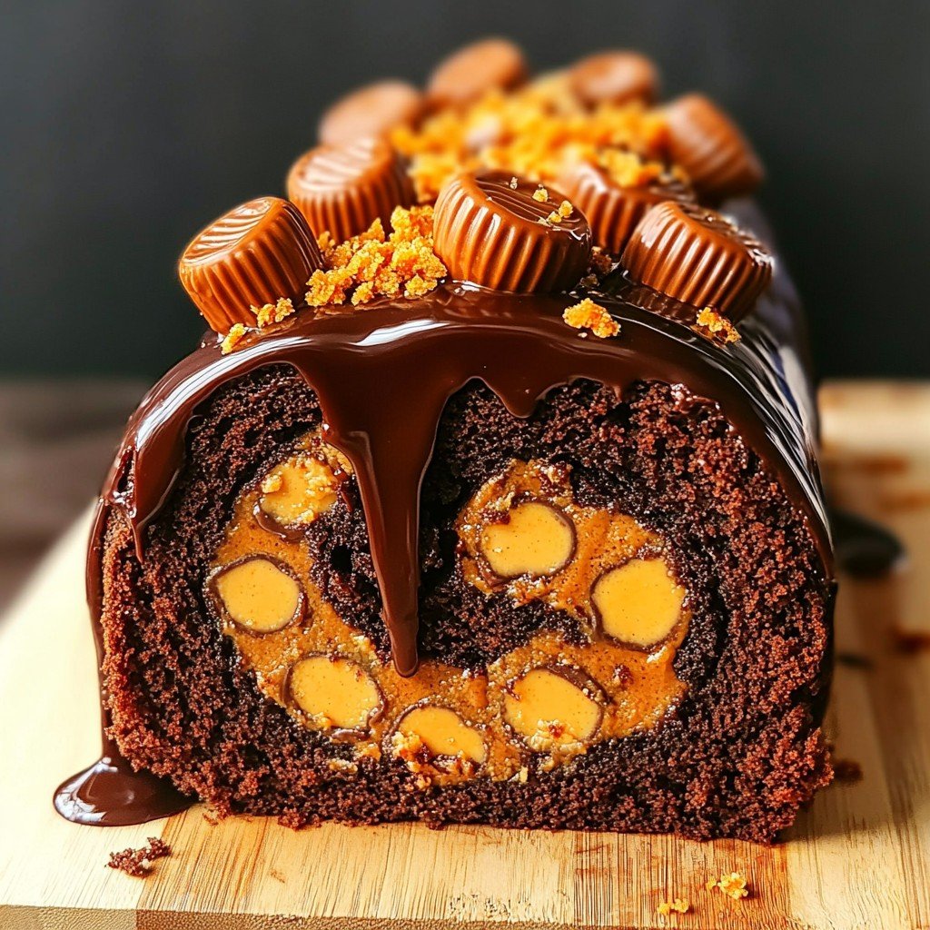 Peanut Butter Chocolate Roll Summer Dessert