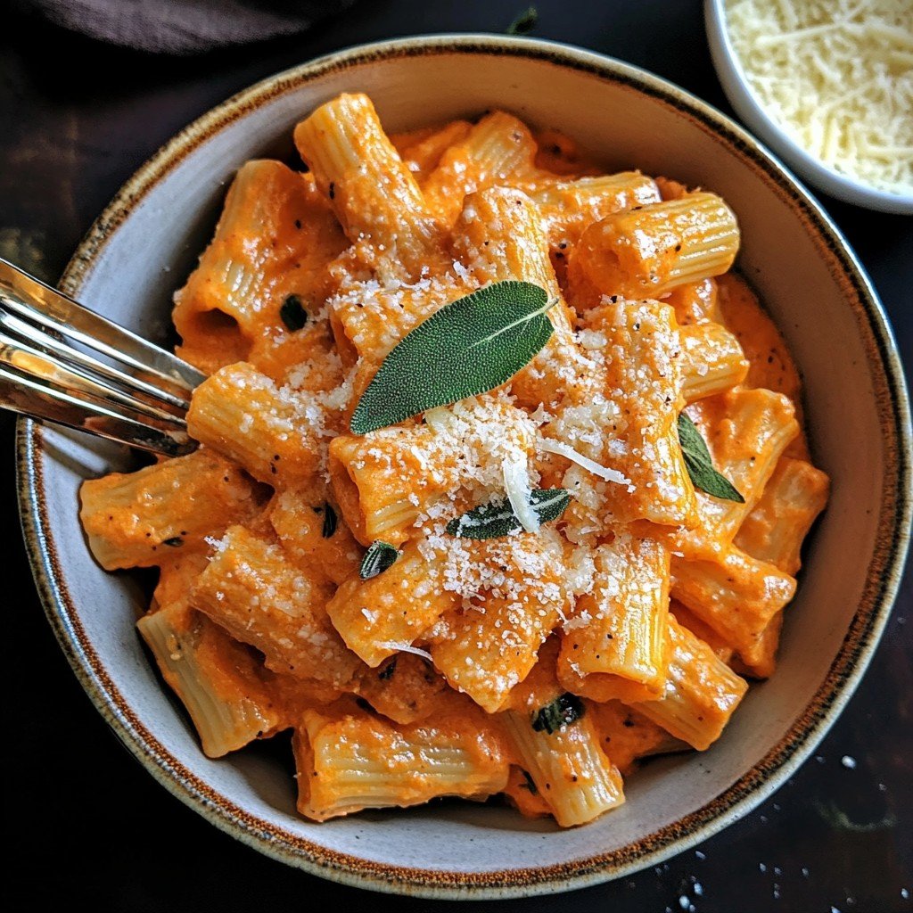 Roasted Red Pepper Pasta Summer Pasta