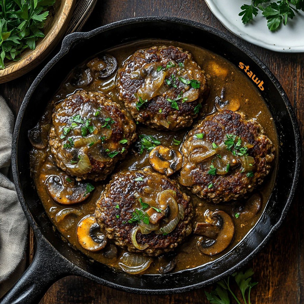 Salisbury Steak Easy Dinner Idea