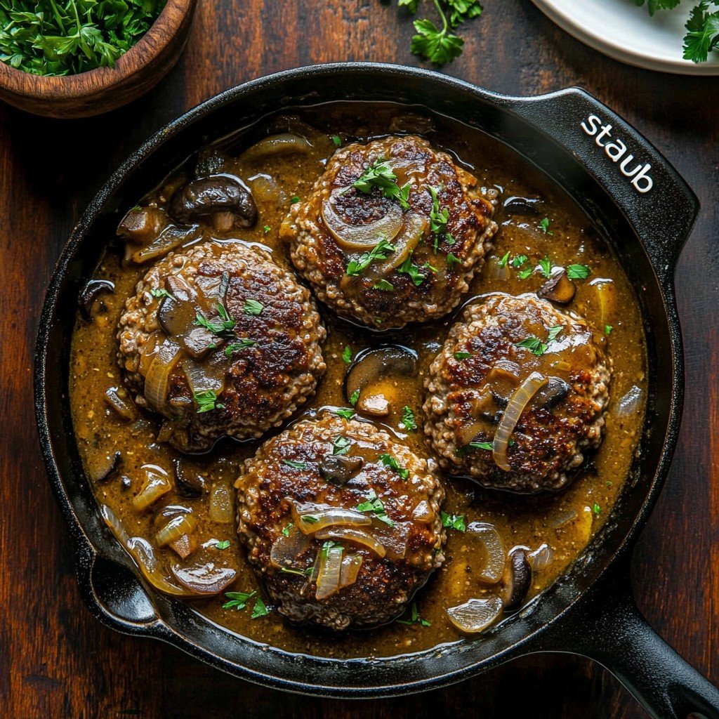 Salisbury Steak Easy Dinner Idea