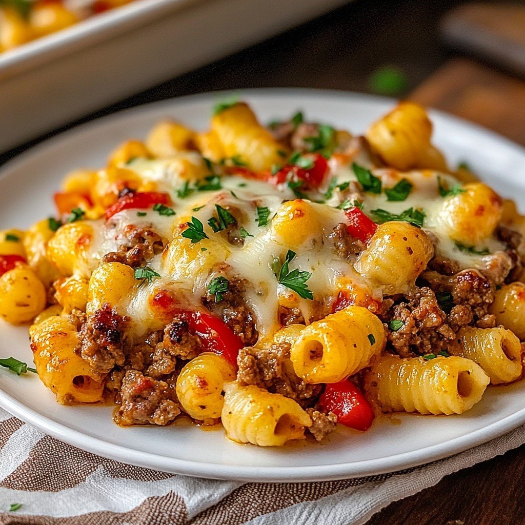 Stuffed Pepper Pasta Easy Dinner