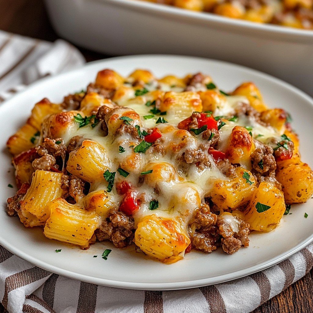 Stuffed Pepper Pasta Easy Dinner