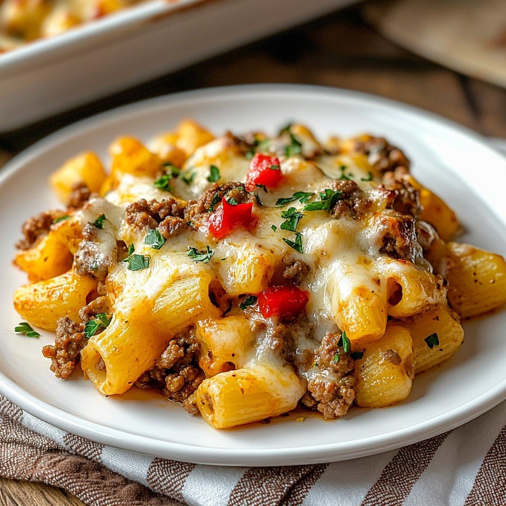Stuffed Pepper Pasta Easy Dinner